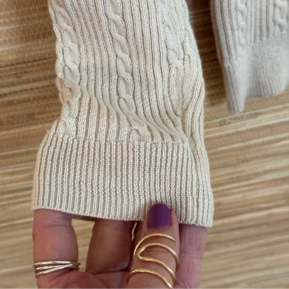 ASOS Design Cable & Rib Knit Muscle Fit Sweater - Picture 7 of 10